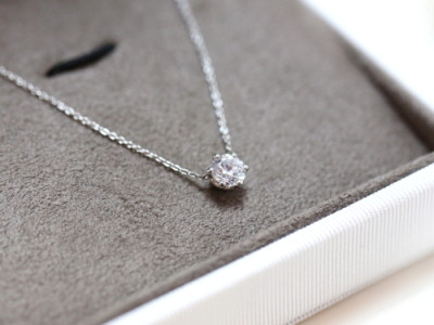 VERITE ダイヤモンドネックレス 0.14ct+secpp.com.br